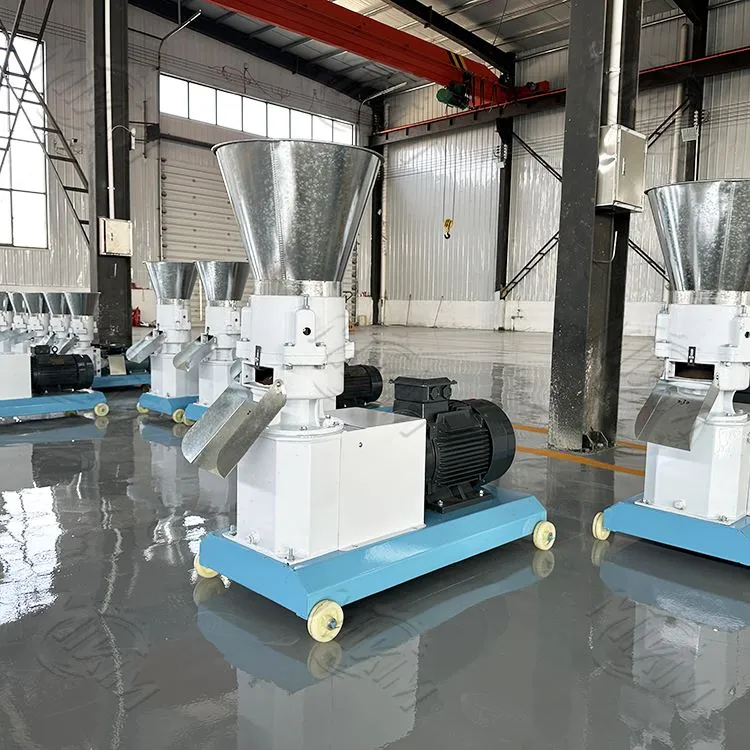 Peiriant pelenni bwydo ar gyfer ffatri bwyd anifeiliaid