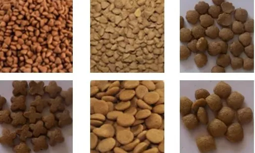 Pet pellet samples of various shapes Pet pellet samples of various shapes