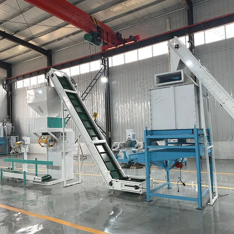 Llinell gynhyrchu bwyd anifeiliaid modern